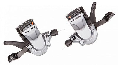 Превью  Комплект манеток SHIMANO Alivio SL-M4000 3/9 sp тросики в комплекте